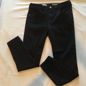 Pilcro High-rise Black Denim Leggings
